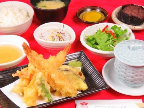 Tempura set menu