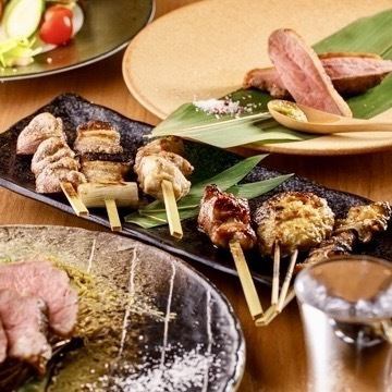 【贅沢なご宴会を!】刺身5種+串焼5種など もちろん生ビール付き飲み放題 6000円(税込)