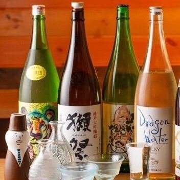 豊富な焼酎・日本酒を取り揃えております♪