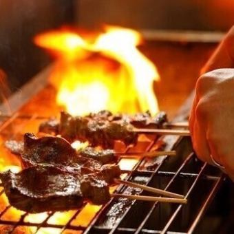 【お席ゆったり2時間半♪】焼鳥コース　150分飲み放題付◎ 4500円　☆月・火・水限定！☆