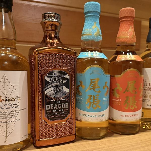 豊富な焼酎・日本酒を取り揃えております♪