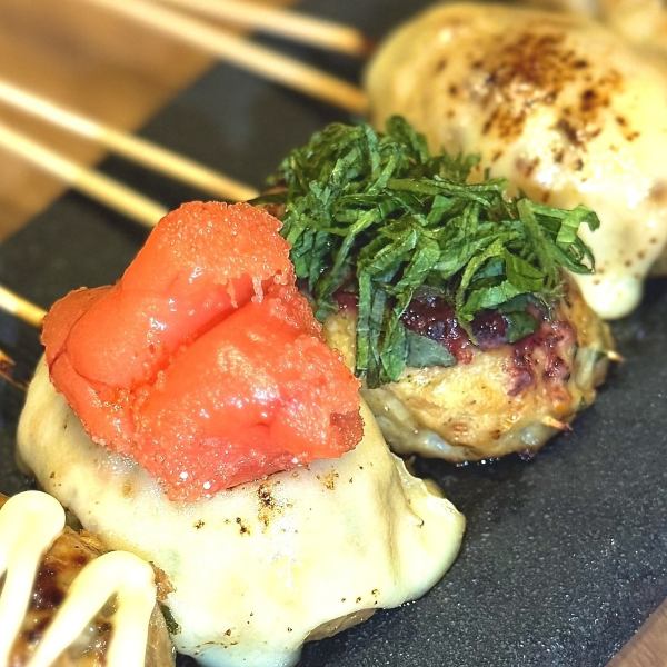 ジューシーなつくね達!仕入れはもちろん、盛り付けにもこだわり!