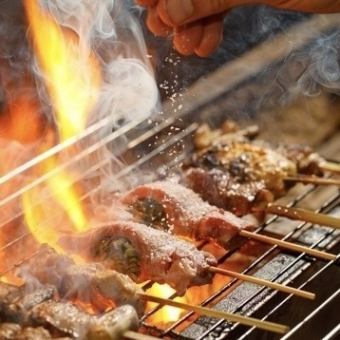 【日～水曜限定】串焼き4種120分飲み放題付きコース4000円