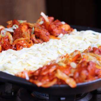 【+500円で食放♪】 3時間飲み放題付 【チーズダッカルビコース】  全9品３，０００円