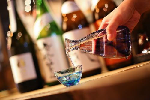 厳選された地酒、日本酒