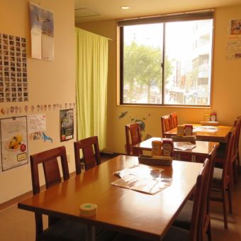 We have 3 tables for 4 people on the 2nd floor.*Seats cannot be specified at the time of reservation.