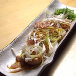 Seared Oyama chicken thigh