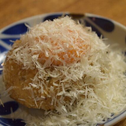 つくねバーグチーズがけ