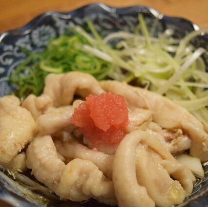 プリプリ胸皮ポン酢