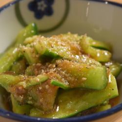 Piercing spicy cucumber