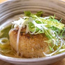 Grilled rice ball onigiri