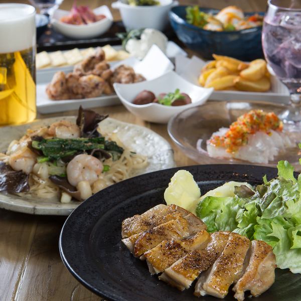 【2H飲み放題付き】シェフこだわり手作りコース7品4,500円（税込）