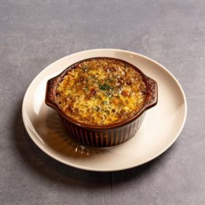 融化的起司肉末咖哩多利亞