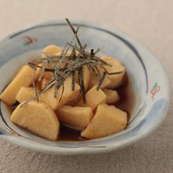 長芋のわさび醤油漬け