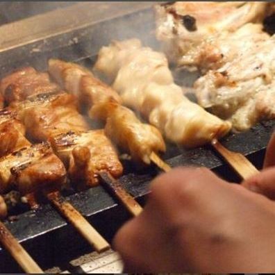 The skewers that are hand-made one by one are a proud dish! Please try them!
