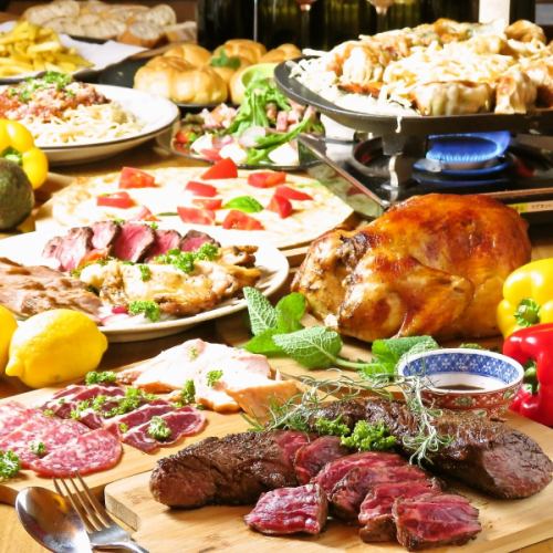 ■Great value course with famous meat dishes