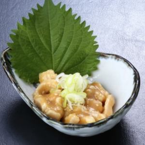 赤せんまい白味噌和え