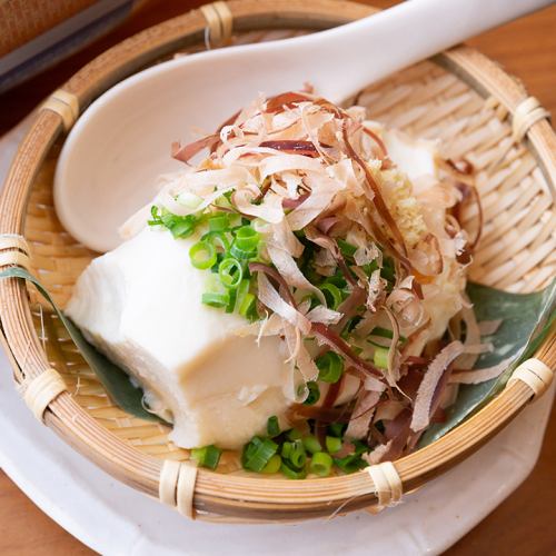 枕崎鲣鱼片和手工嚼劲十足的豆腐！