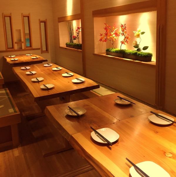 [2F: Non-smoking table seats] Semi-private room seats that can accommodate up to 30 people ♪ It can be used for small to large banquets.[Lunch, birthday, welcome party, farewell party, year-end party, date, return from work, entertainment]