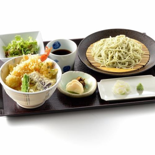 Shrimp tempura bowl set