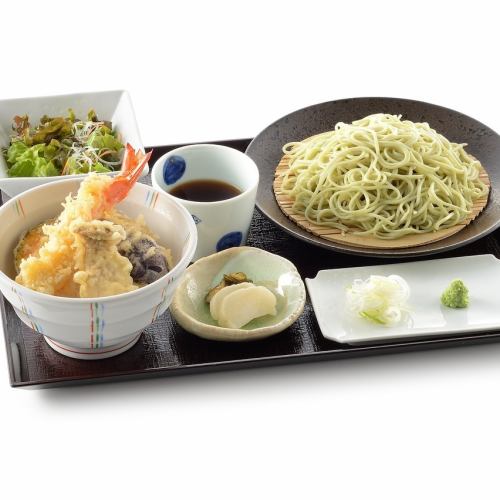 Shrimp tempura bowl set