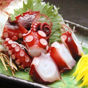 Octopus sashimi