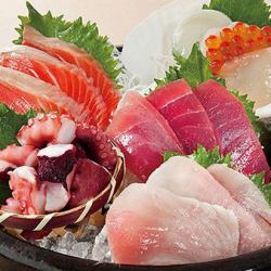 5 kinds of sashimi