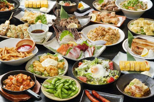 All-you-can-eat skewers and seafood♪ Great value for only 3,700 yen including all-you-can-drink!