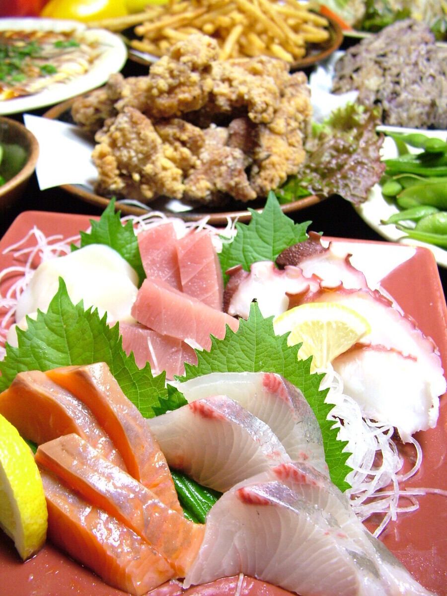 All-you-can-eat skewers and seafood! All-you-can-drink included for just 3,700 yen!