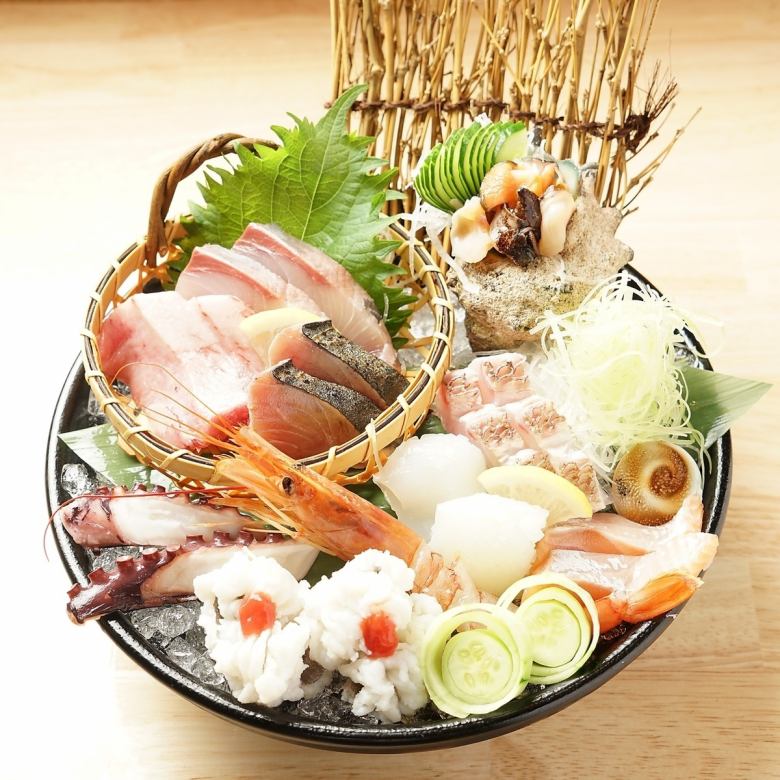 かりむ丸自慢!豪華お造り盛り合わせ