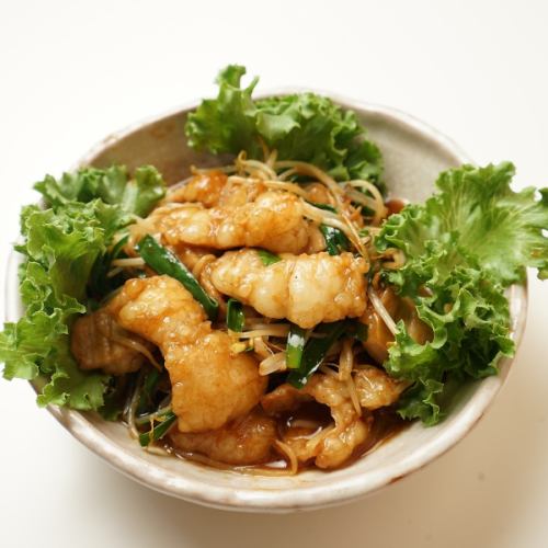 こってりホルモン炒め