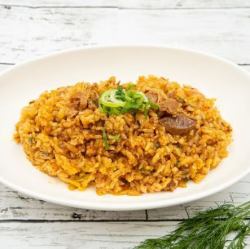 Beef sauce and kimchi rice