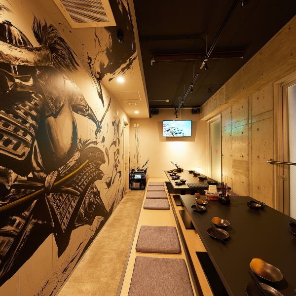 [Digging Gotatsu Private Room can be used by groups and karaoke ◎] A digging Gotatsu Private Room that can also be used as a complete private room with a door.If you want to enjoy a private dinner, or if you want to enjoy a good time without worrying about the surroundings, please use it ◎ Karaoke facilities are also available in the store!