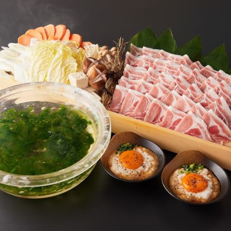 Prefectural pork shabu-shabu ~Arthur soup~ (1 set)