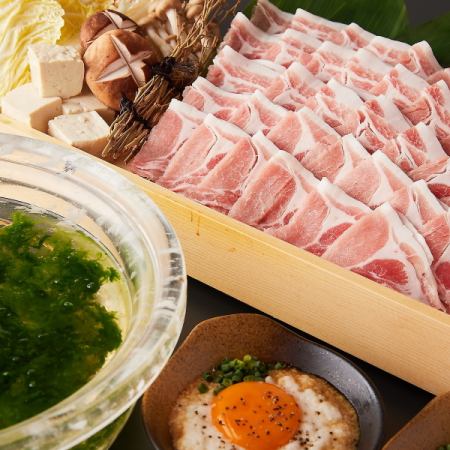 [Includes 2 hours of all-you-can-drink] Matsu Supreme Maeya Style Agu Pork Enjoyment Course 5,980 yen (tax included)