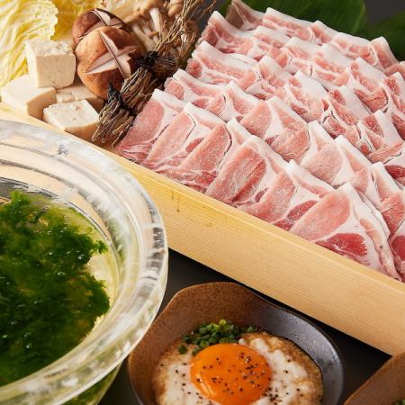 【附2小時無限暢飲】梅/女子派對限定縣產豬肉享用套餐 4,480日圓（含稅）
