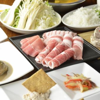3H飲み放題付き！特選プレミアムしゃぶしゃぶコース。8500円→8000円（税込）