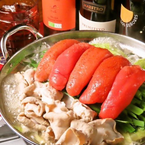 [歓送迎会1日3組限定]プレート付♪和牛ステーキ・明太モツ鍋・のっけ鮨9品+120分[飲放]⇒4500円