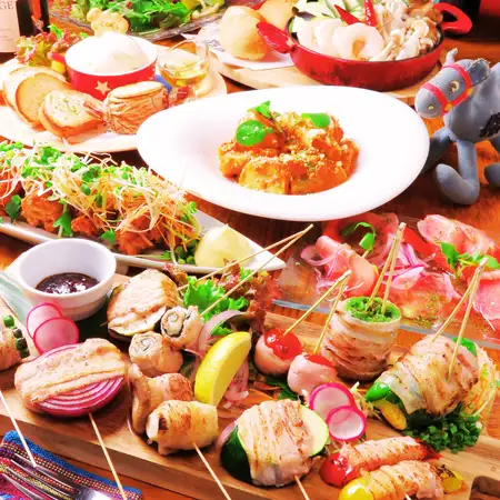 【宴会specialコース】時間を気にせず★ポテト・えびせん食べ放題＆8品＋無制限［飲放］⇒5000円