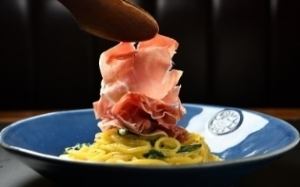 【のせ放題パスタ】生ハムのクリームパスタ