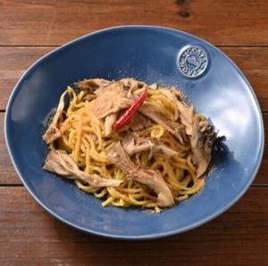 舞茸とカラスミのペペロンチーノ