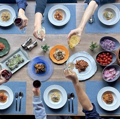 夜の交流会でも！※要予約