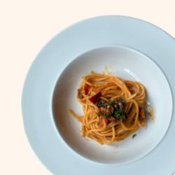 // Spaghetti alla Puttanesca - プッタネスカ -