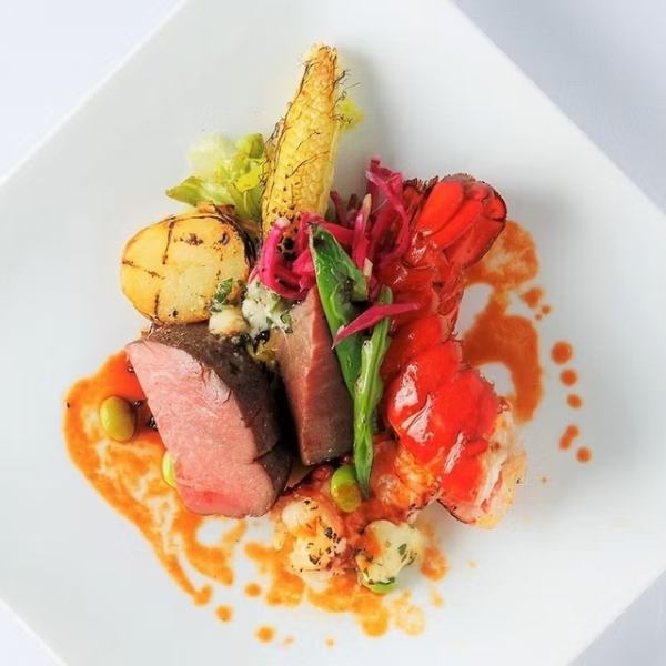 シェフ厳選銘々コース 旬の食材で織りなす季節を感じるひと時