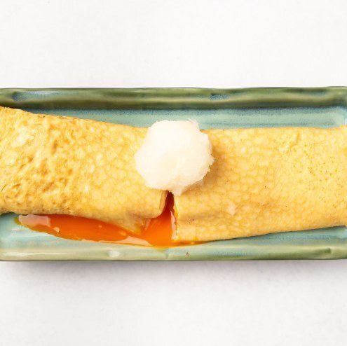 ★鉄板で巻くあごだし巻き　プレーン