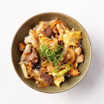 辛味噌ホルモン丼