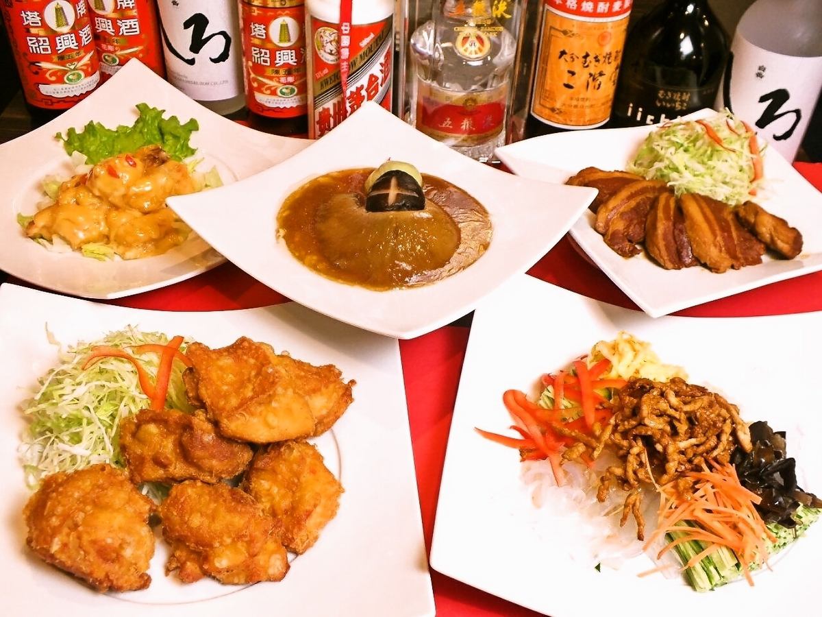 ☆All-you-can-drink including draft beer☆ Enjoy with carefully selected Chinese food♪