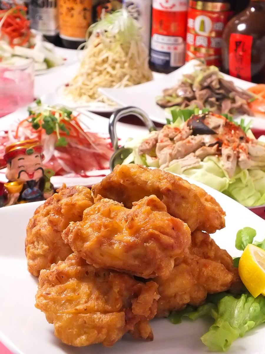 약 100종☆120분 뷔페 4,180엔(부가세 포함) 마음껏 중화를 만끽♪