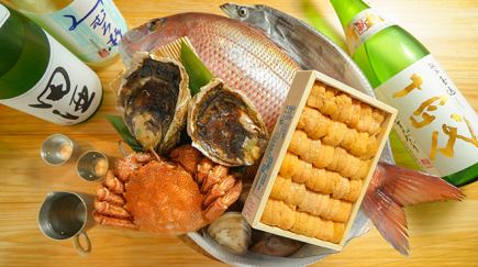 ◆Weekday-only course◆【For entertaining and welcoming parties】Luxurious seafood course 13,200 yen (tax included) → 11,000 yen (tax included)