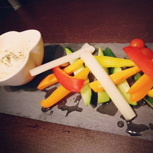 Vegetable stick (anchovy mayo)